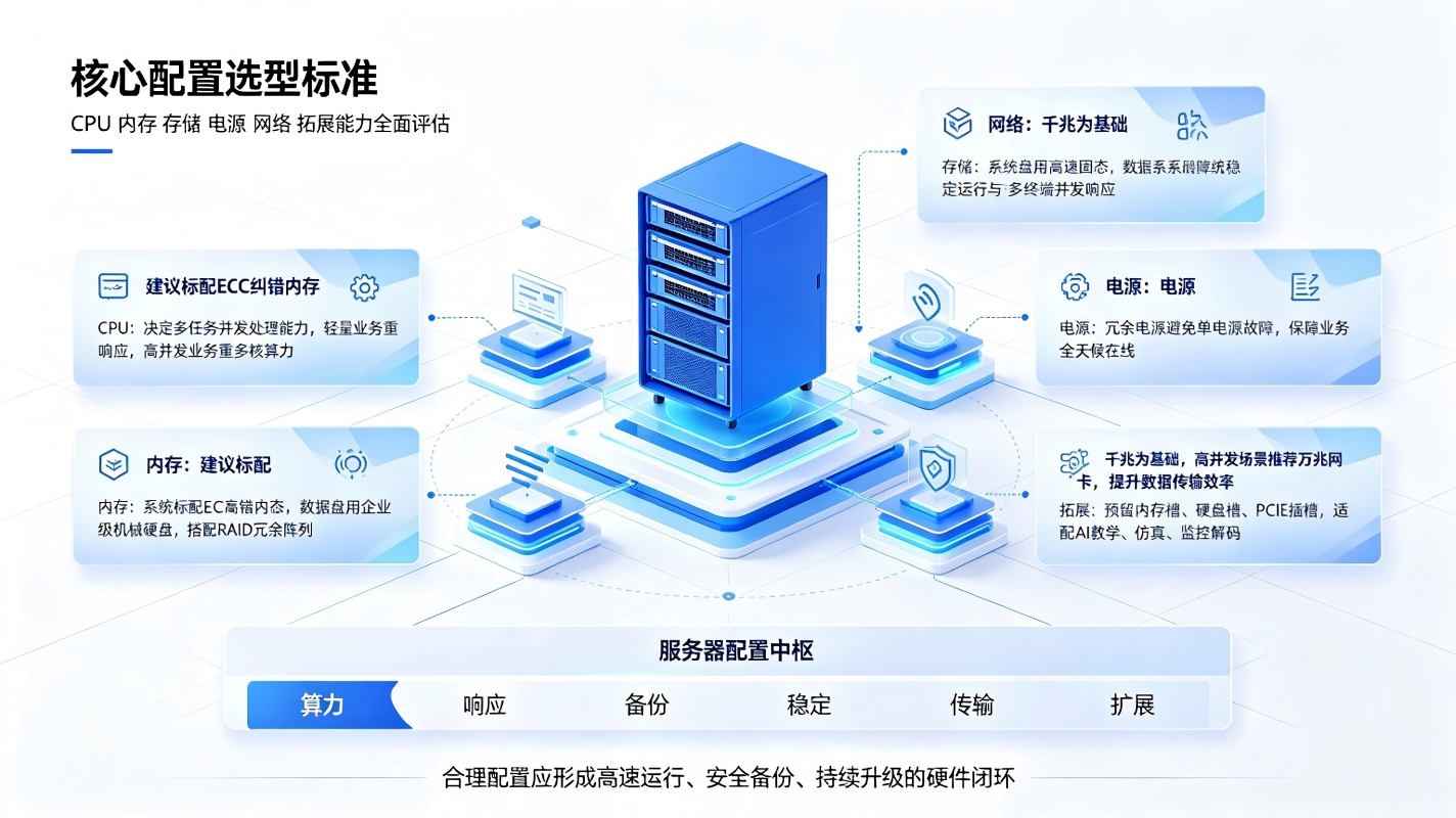 智慧校园服务器推荐指南：校园信息化硬件选型、配置适配与部署方案(图3)