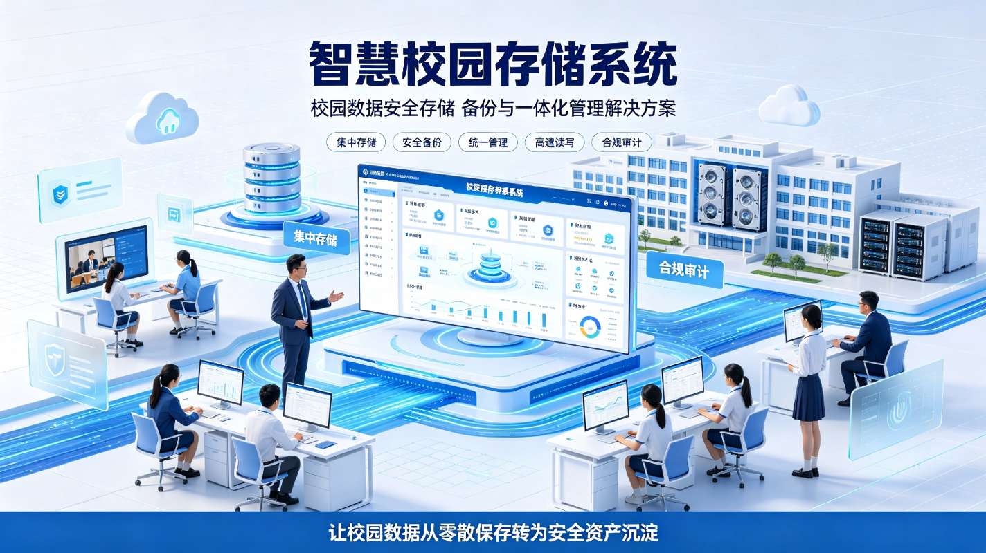 智慧校园存储系统：校园数据安全存储，备份与一体化管理解决方案