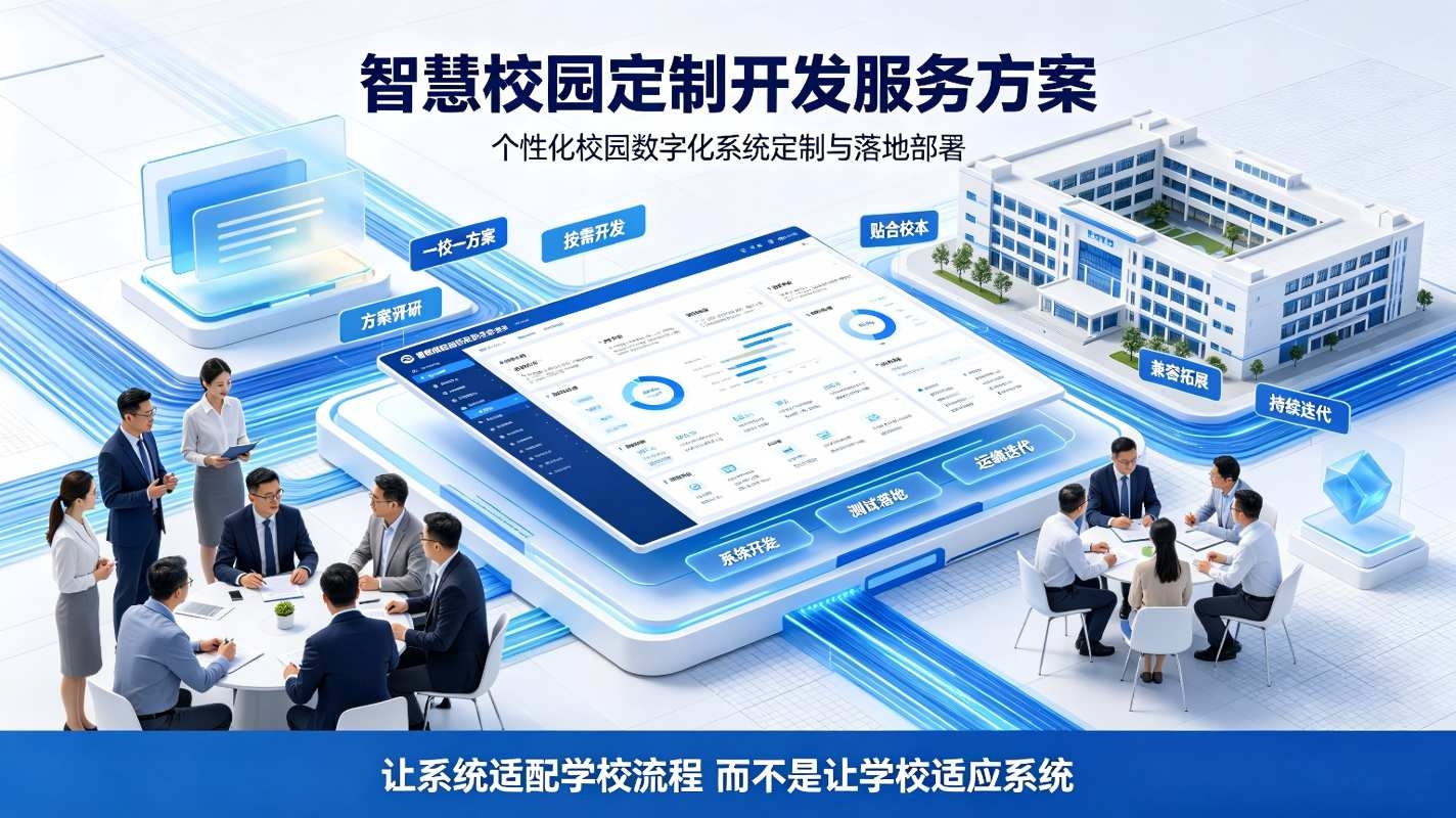 智慧校园定制开发服务方案：个性化校园数字化系统定制与落地部署(图1)