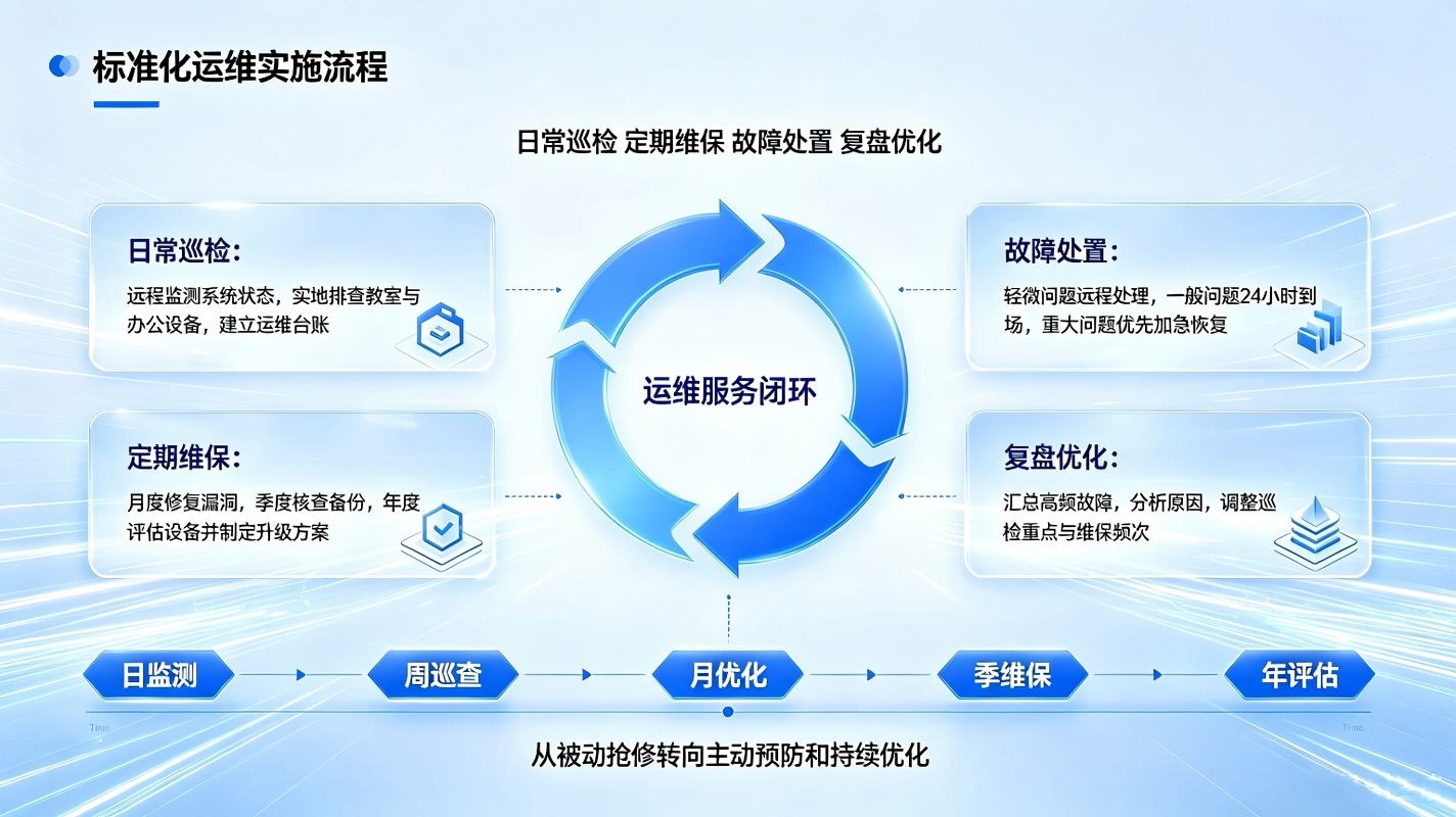 智慧校园运维服务规划方案：校园数字化系统长效稳定运营保障体系(图3)