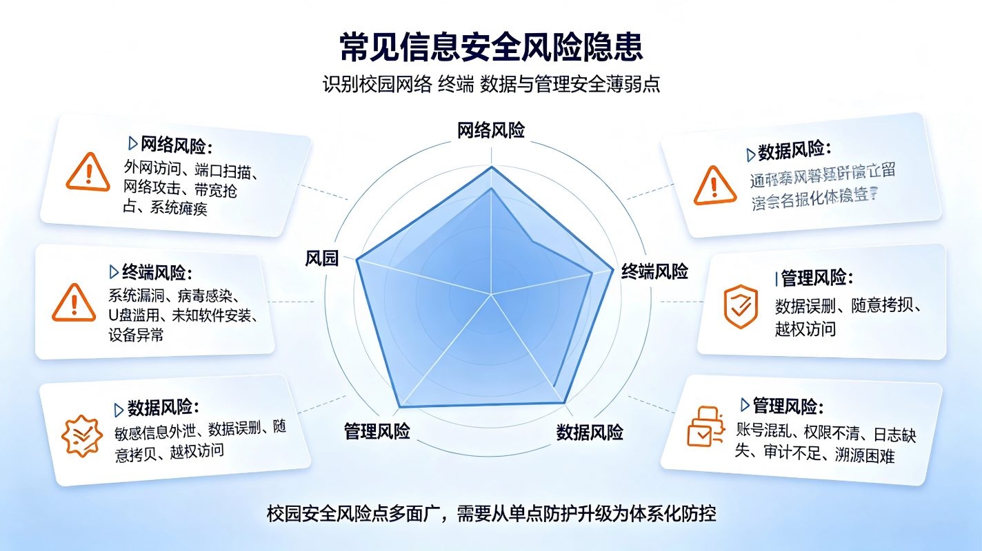 智慧校园信息安全解决方案：校园网络防护，数据合规与风险防控体系(图2)