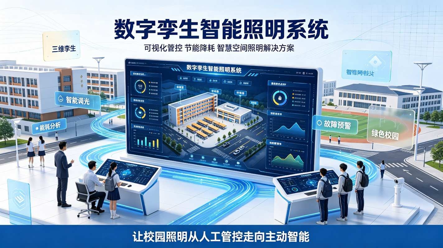 数字孪生智能照明系统：可视化智慧空间照明解决方案(图1)