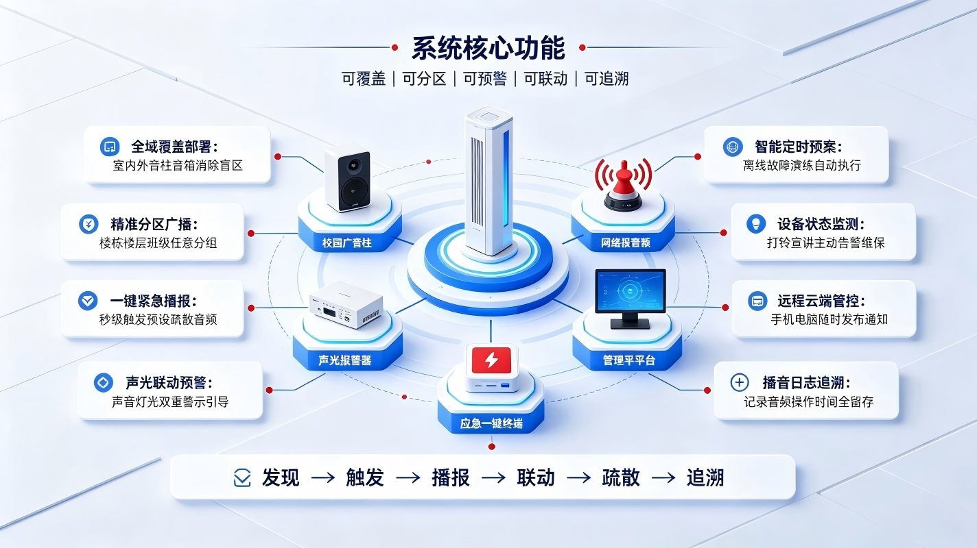 智慧校园紧急广播系统建设方案：构建安全可靠校园应急广播体系(图3)