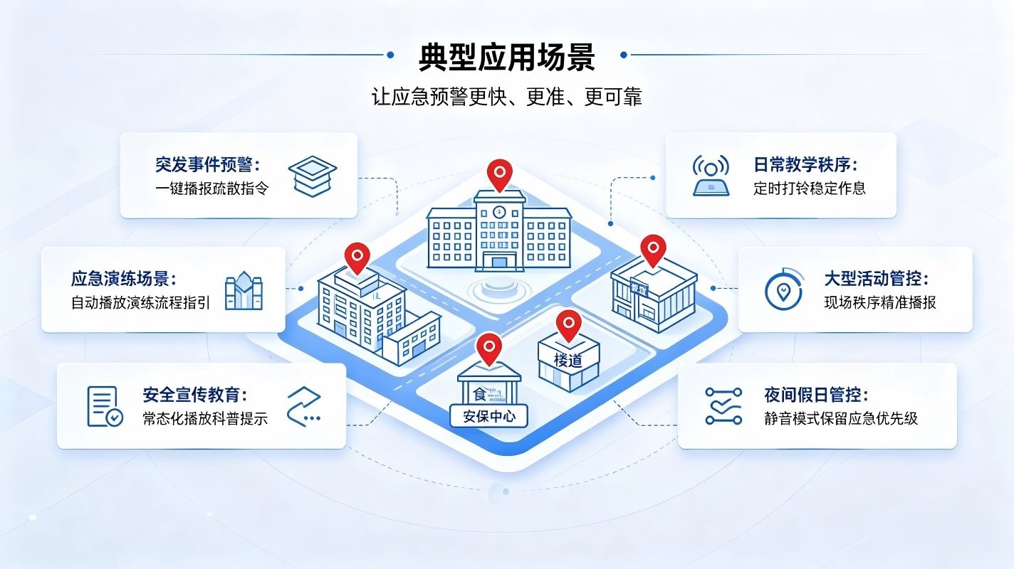 智慧校园紧急广播系统建设方案：构建安全可靠校园应急广播体系(图4)