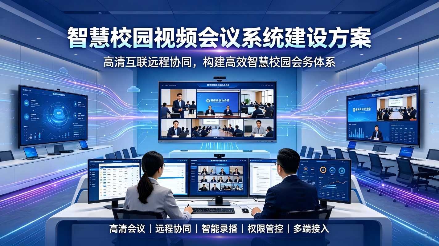 智慧校园视频会议系统建设方案：构建高效智慧校园会务体系(图1)