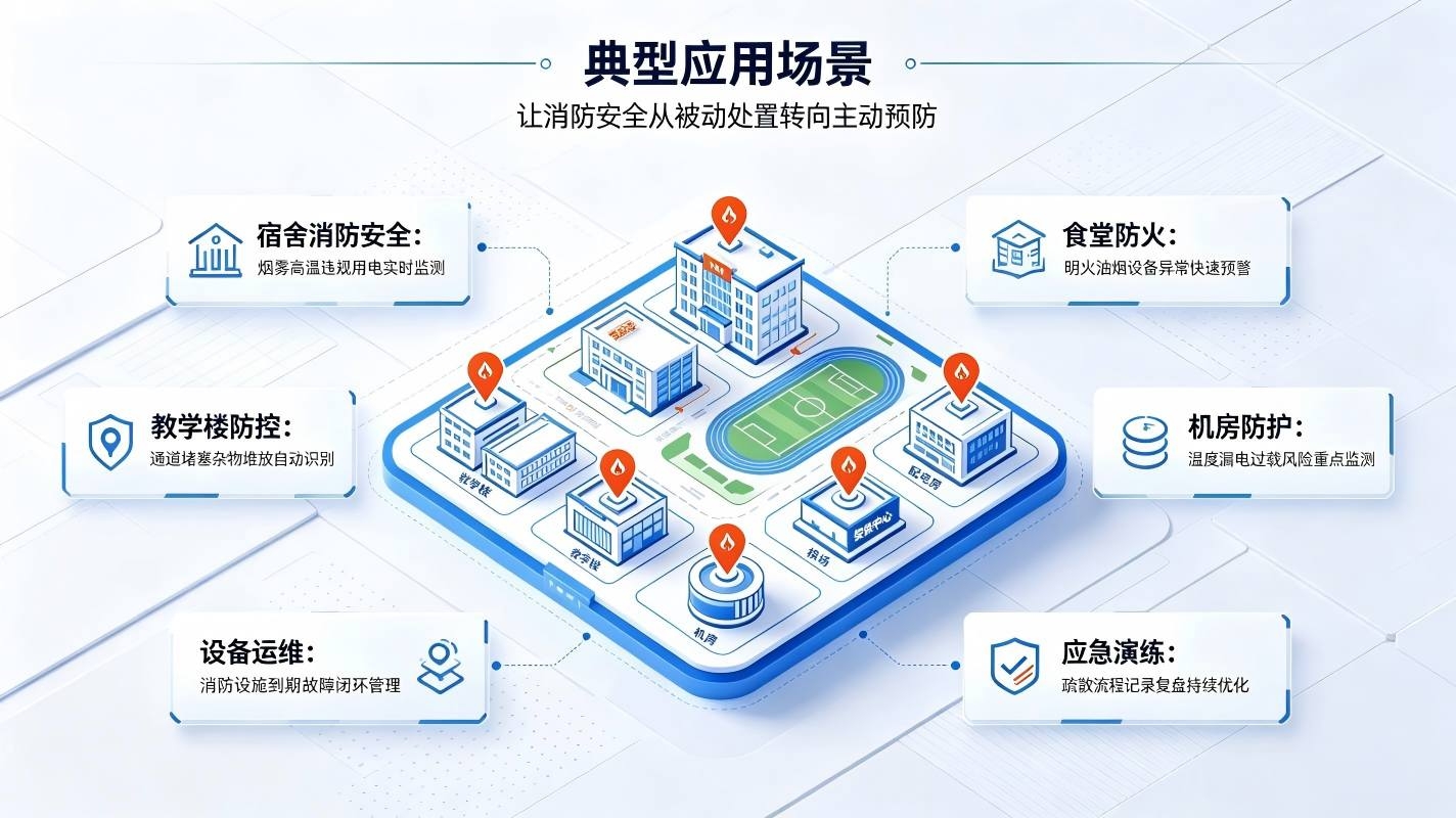 智慧校园消防系统建设方案:构建平安智慧校园消防安防体系(图4) 智慧校园消防系统建设方案:构建平安智慧校园消防安防体系(图4)