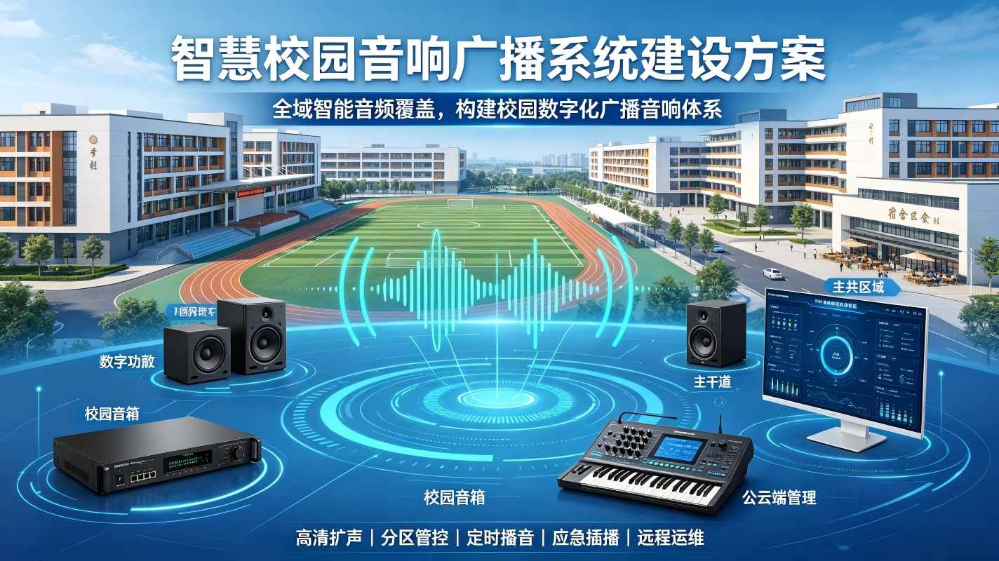智慧校园音响广播系统建设方案：构建校园数字化广播音响体系
