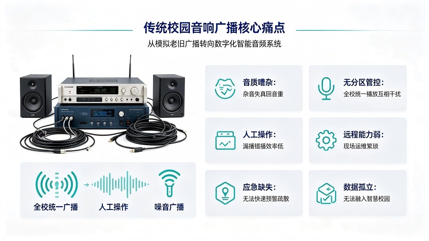 智慧校园音响广播系统建设方案:构建校园数字化广播音响体系(图2) 智慧校园音响广播系统建设方案:构建校园数字化广播音响体系(图2)