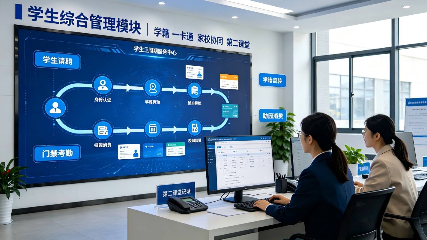 智慧校园功能模块有哪些:一文读懂智慧校园完整业务架构(图3) 智慧校园功能模块有哪些:一文读懂智慧校园完整业务架构(图3)