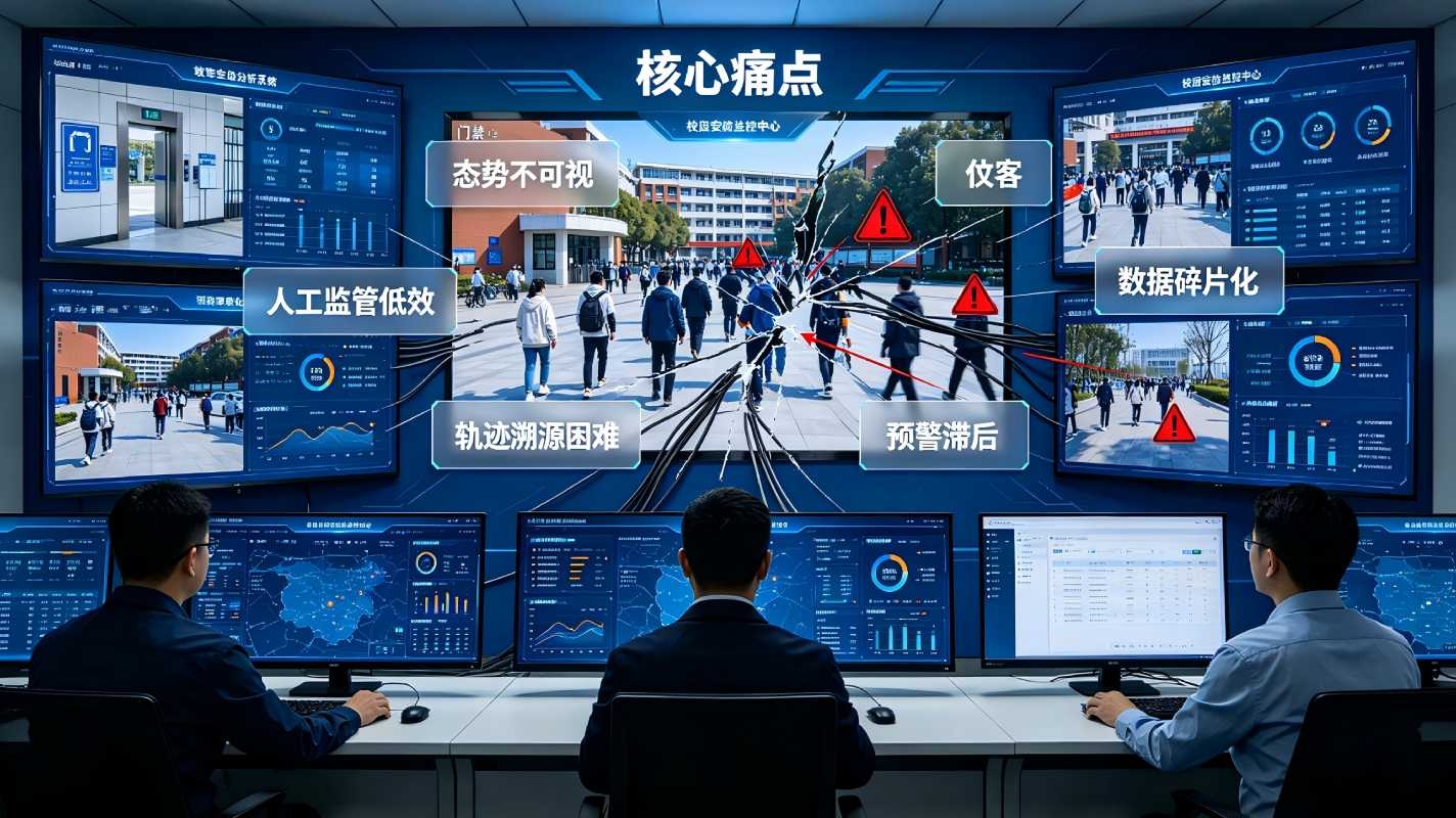 数字孪生人员流动分析系统：校园人员智能管控与态势研判方案
