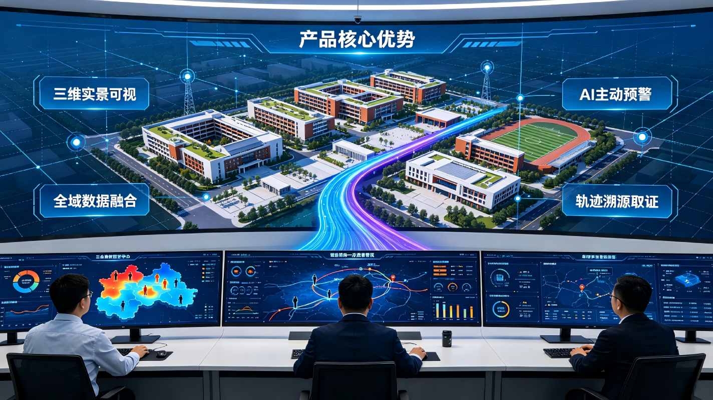 数字孪生人员流动分析系统:校园人员智能管控与态势研判方案(图2) 数字孪生人员流动分析系统:校园人员智能管控与态势研判方案(图2)