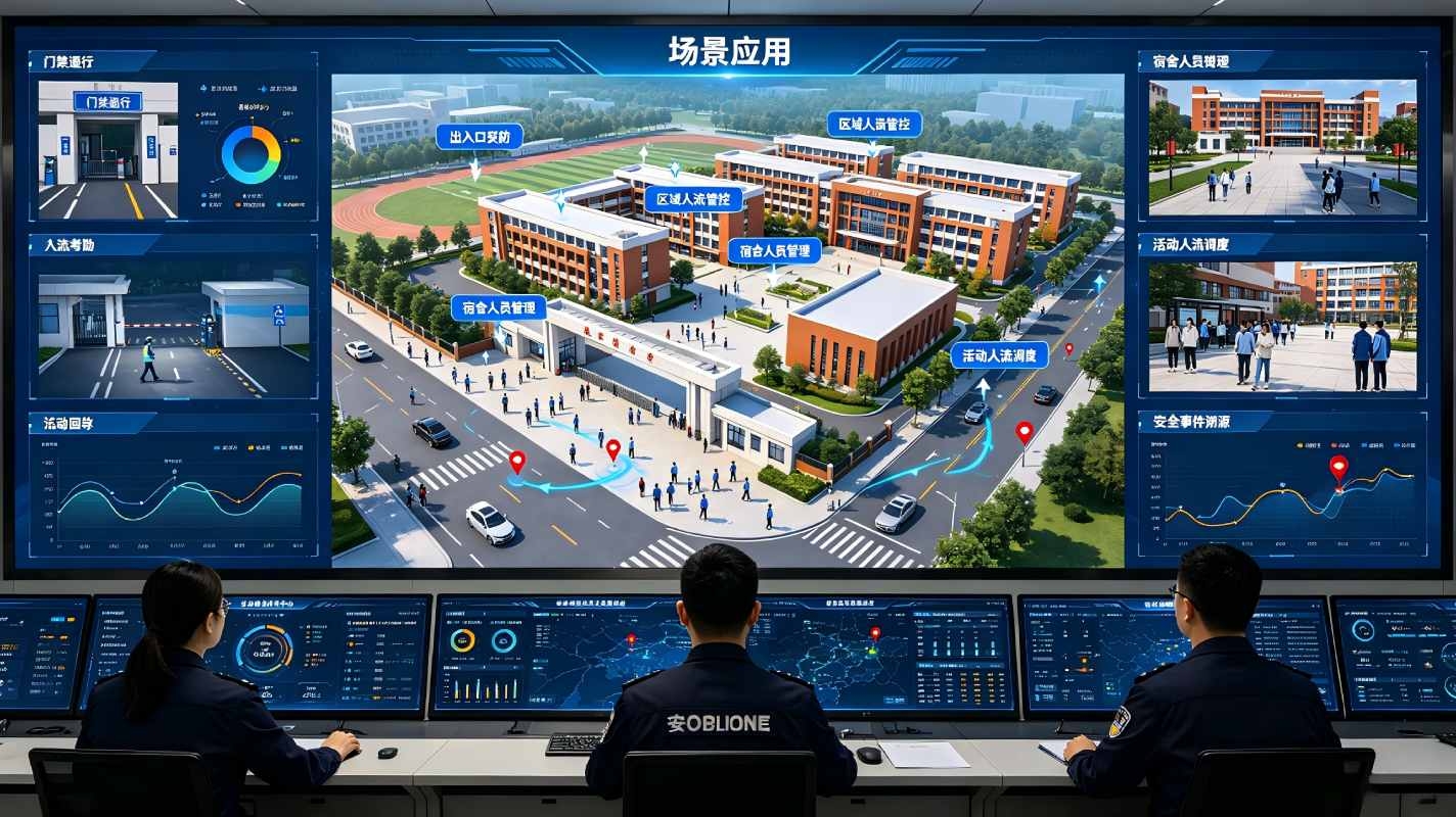 数字孪生人员流动分析系统:校园人员智能管控与态势研判方案(图4) 数字孪生人员流动分析系统:校园人员智能管控与态势研判方案(图4)