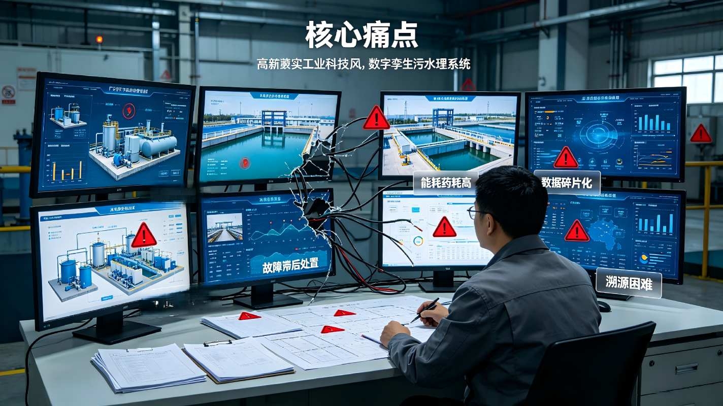 数字孪生污水处理系统:智慧水务全流程可视化智能管控解决方案(图2) 数字孪生污水处理系统:智慧水务全流程可视化智能管控解决方案(图2)