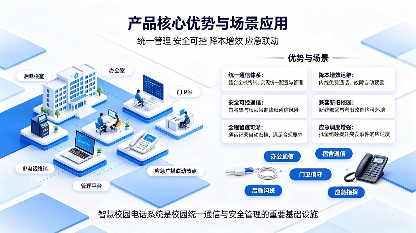 智慧校园电话系统:校园内线通信与家校沟通解决方案(图4) 智慧校园电话系统:校园内线通信与家校沟通解决方案(图4)