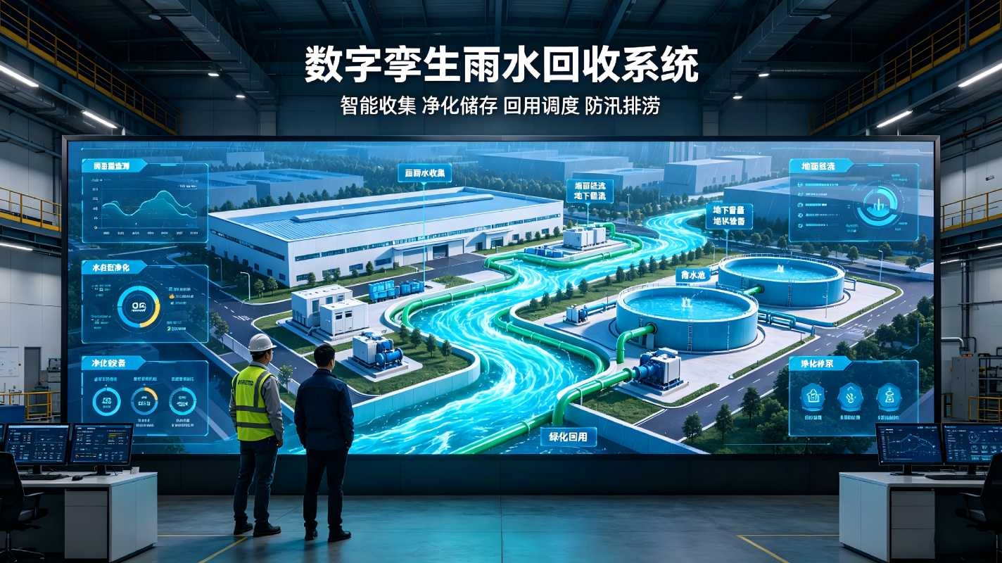 数字孪生雨水回收系统：智慧海绵城市精细化节水管控方案