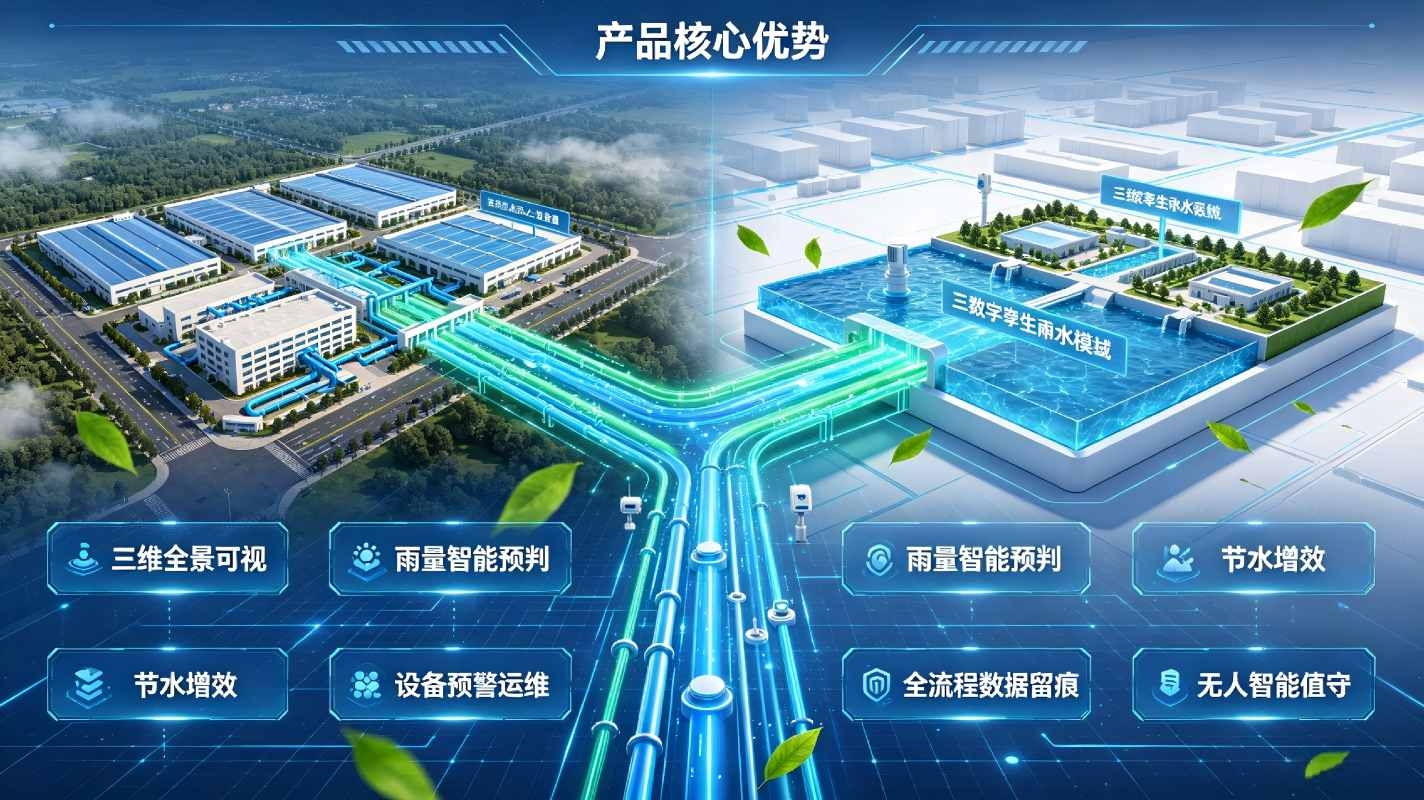 数字孪生雨水回收系统:智慧海绵城市精细化节水管控方案(图3) 数字孪生雨水回收系统:智慧海绵城市精细化节水管控方案(图3)