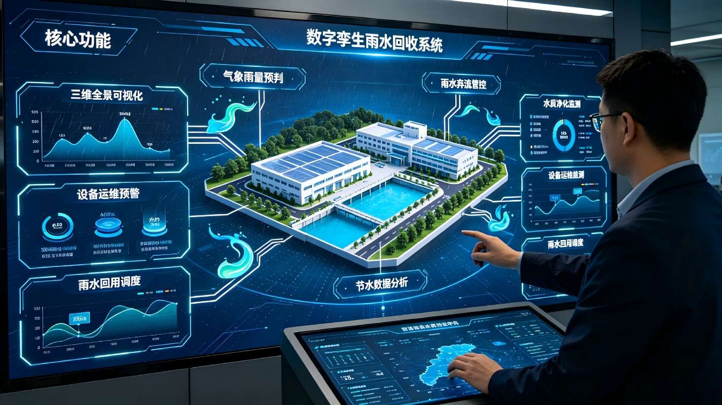 数字孪生雨水回收系统:智慧海绵城市精细化节水管控方案(图4) 数字孪生雨水回收系统:智慧海绵城市精细化节水管控方案(图4)