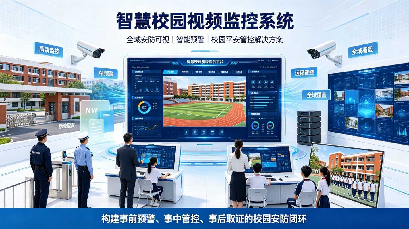 智慧校园视频监控系统：全域安防可视，校园平安管控解决方案