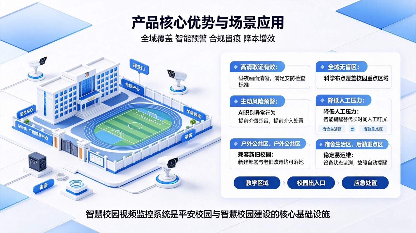 智慧校园视频监控系统:全域安防可视,校园平安管控解决方案(图4) 智慧校园视频监控系统:全域安防可视,校园平安管控解决方案(图4)