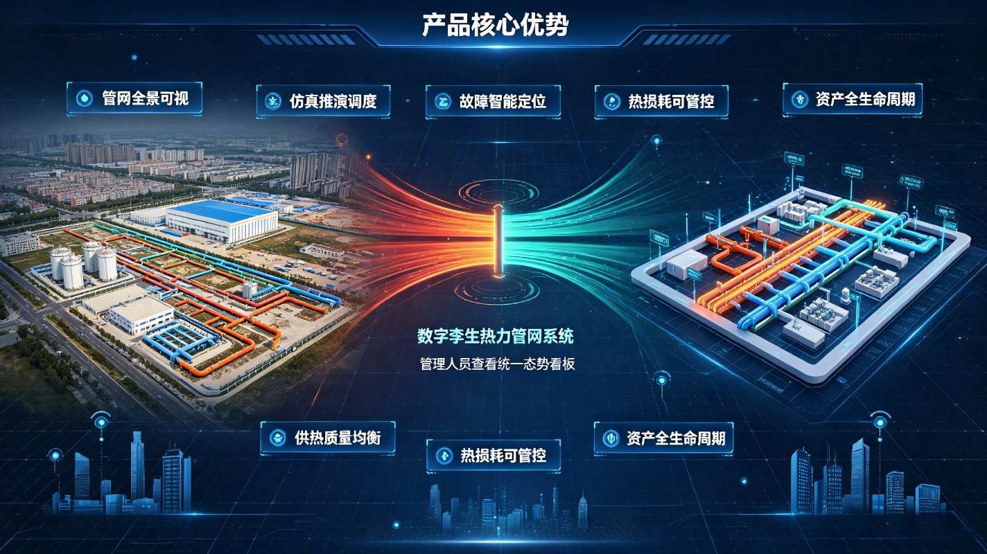 数字孪生热力管网系统:智慧供热管网可视化智能调度运维平台(图3) 数字孪生热力管网系统:智慧供热管网可视化智能调度运维平台(图3)