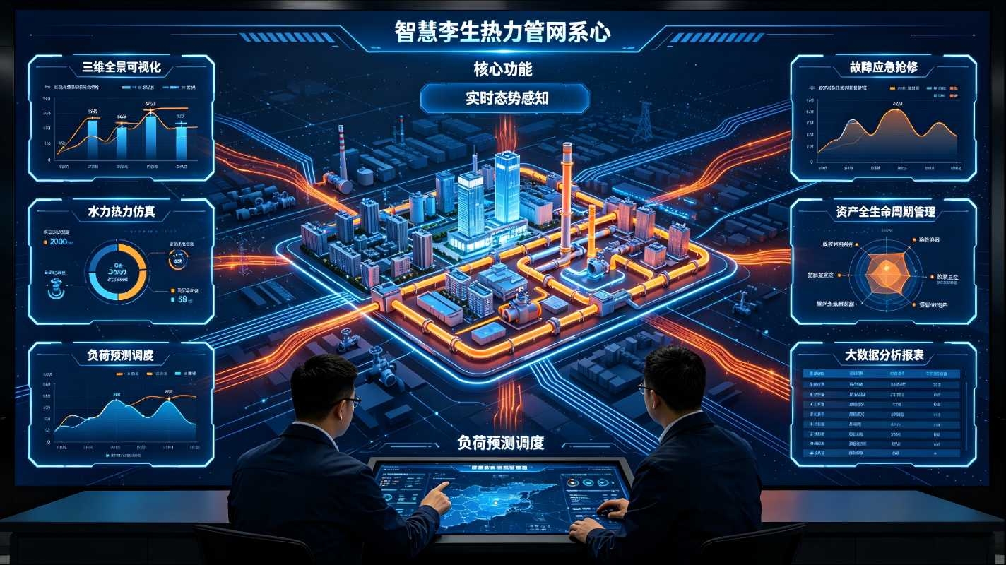 数字孪生热力管网系统:智慧供热管网可视化智能调度运维平台(图4) 数字孪生热力管网系统:智慧供热管网可视化智能调度运维平台(图4)