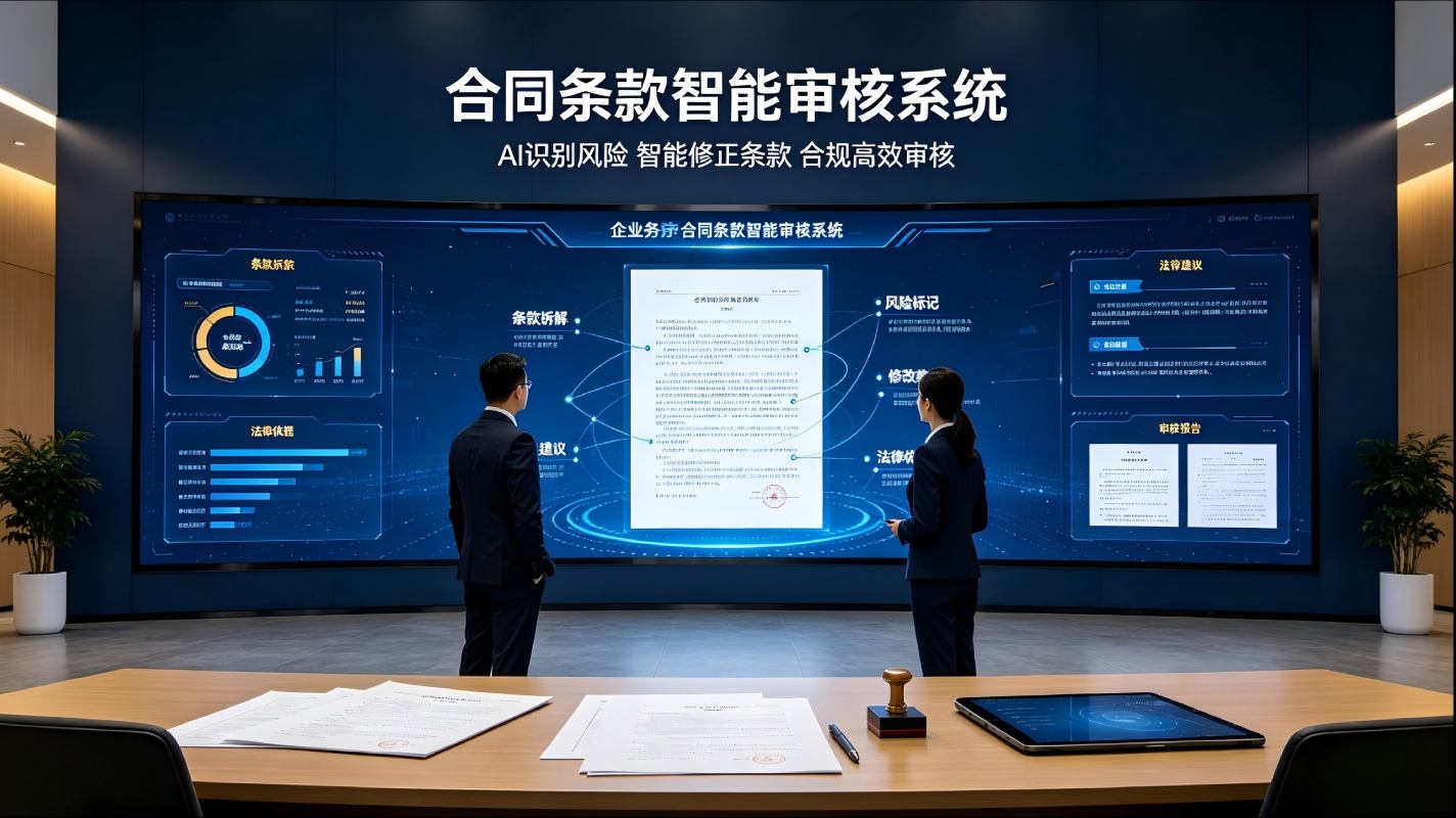 合同条款智能审核系统：企业法务合规风控智能提质增效方案