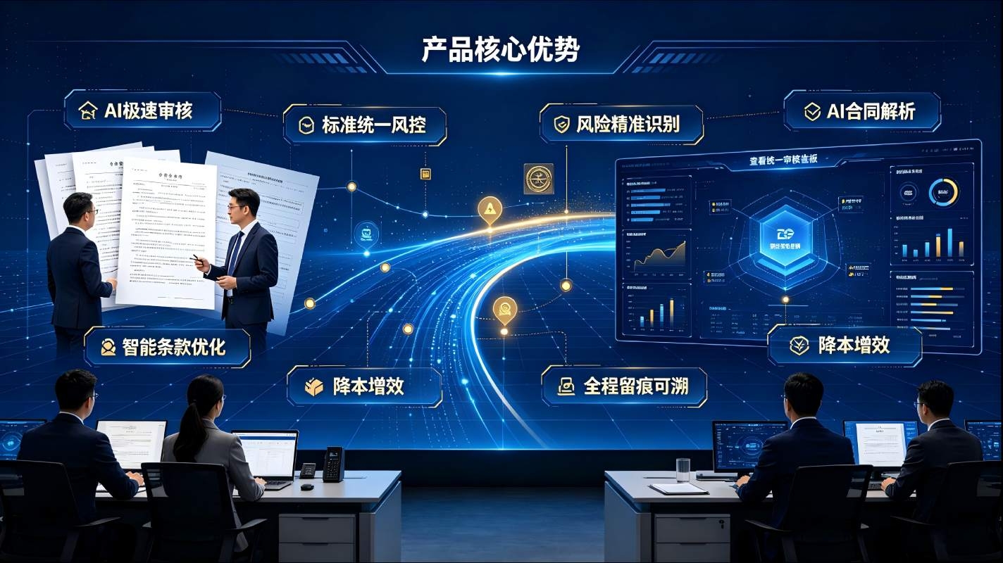 合同条款智能审核系统:企业法务合规风控智能提质增效方案(图3) 合同条款智能审核系统:企业法务合规风控智能提质增效方案(图3)
