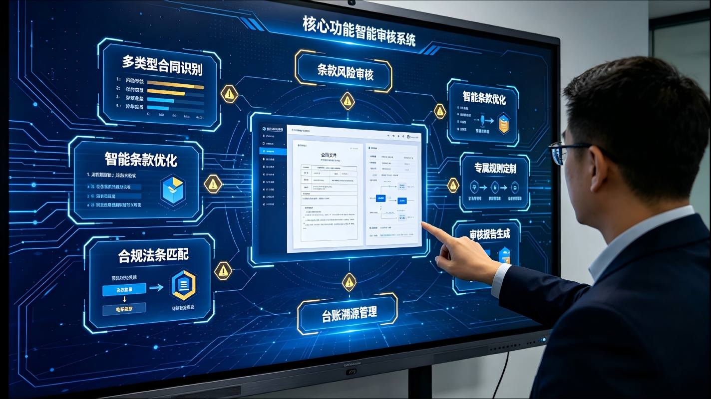合同条款智能审核系统:企业法务合规风控智能提质增效方案(图4) 合同条款智能审核系统:企业法务合规风控智能提质增效方案(图4)