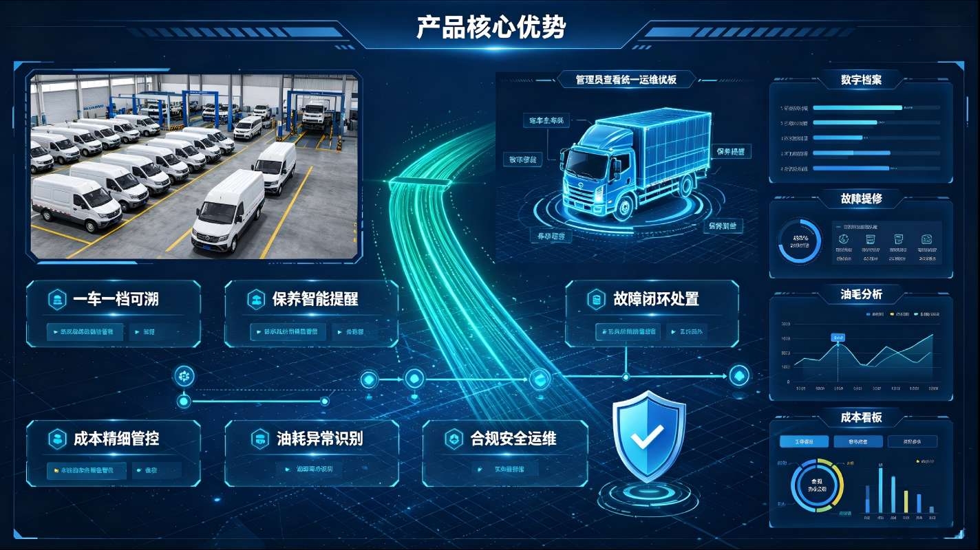 车辆维修保养管理系统:企业车队智能运维数字化管理方案(图3) 车辆维修保养管理系统:企业车队智能运维数字化管理方案(图3)