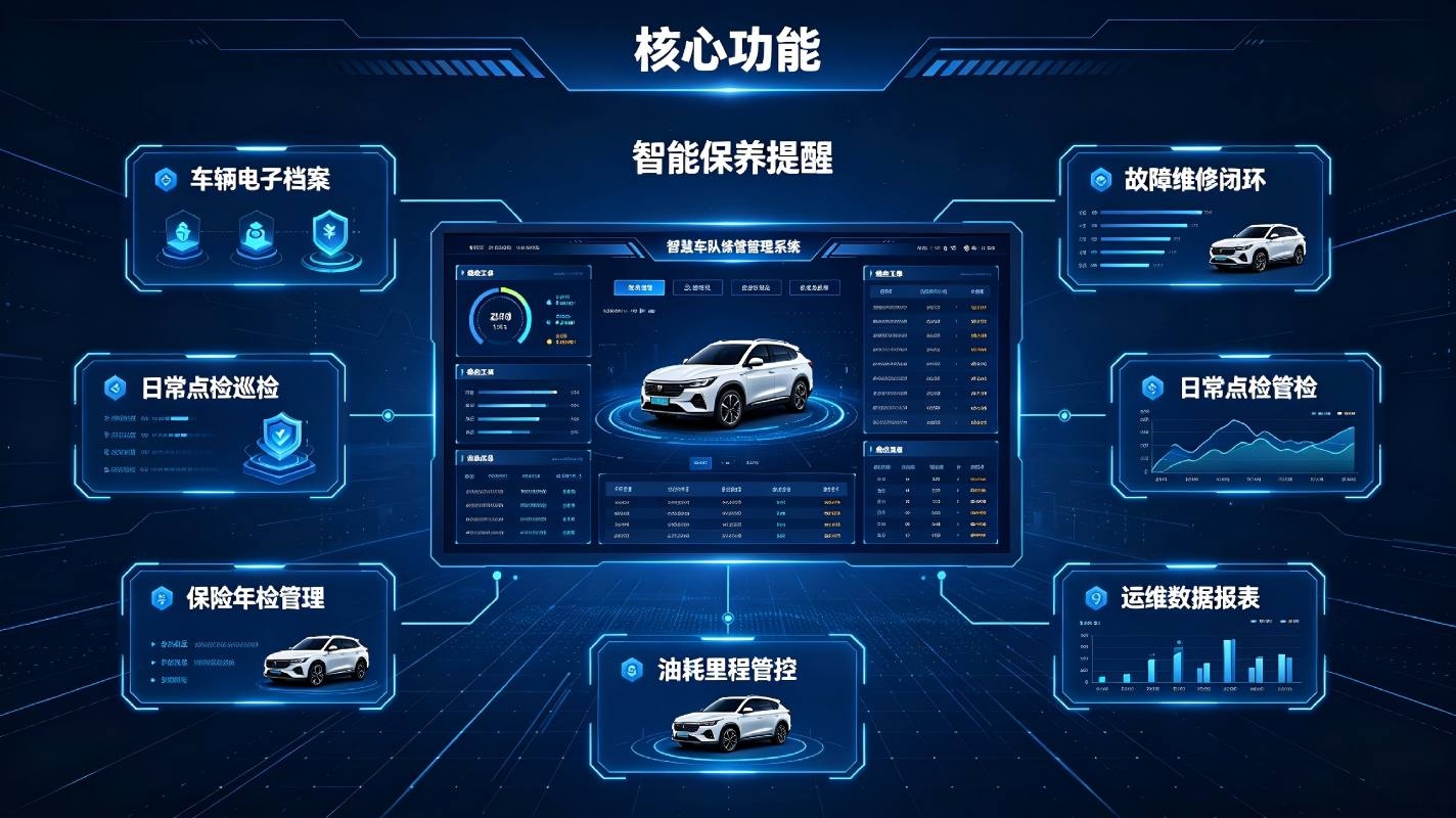 车辆维修保养管理系统:企业车队智能运维数字化管理方案(图4) 车辆维修保养管理系统:企业车队智能运维数字化管理方案(图4)