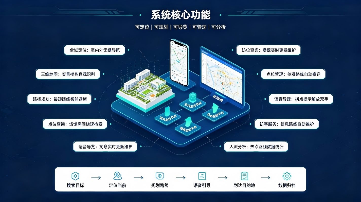 智慧校园导航系统建设方案:构建校园智慧出行服务体系(图3) 智慧校园导航系统建设方案:构建校园智慧出行服务体系(图3)