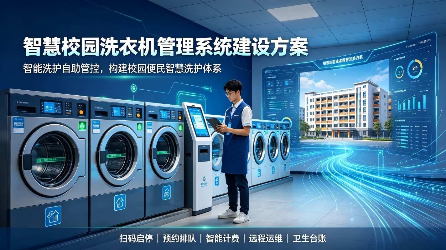 智慧校园洗衣机管理系统建设方案:构建校园便民智慧洗护体系(图1) 智慧校园洗衣机管理系统建设方案:构建校园便民智慧洗护体系(图1)