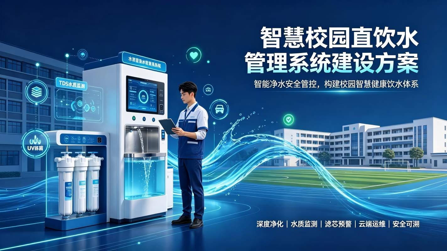 智慧校园直饮水管理系统建设方案：构建校园智慧健康饮水体系