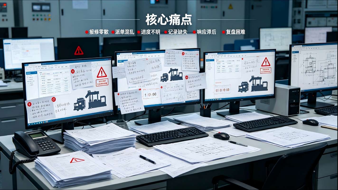 设备故障智能报修系统:企业设备运维数字化闭环解决方案(图2) 设备故障智能报修系统:企业设备运维数字化闭环解决方案(图2)