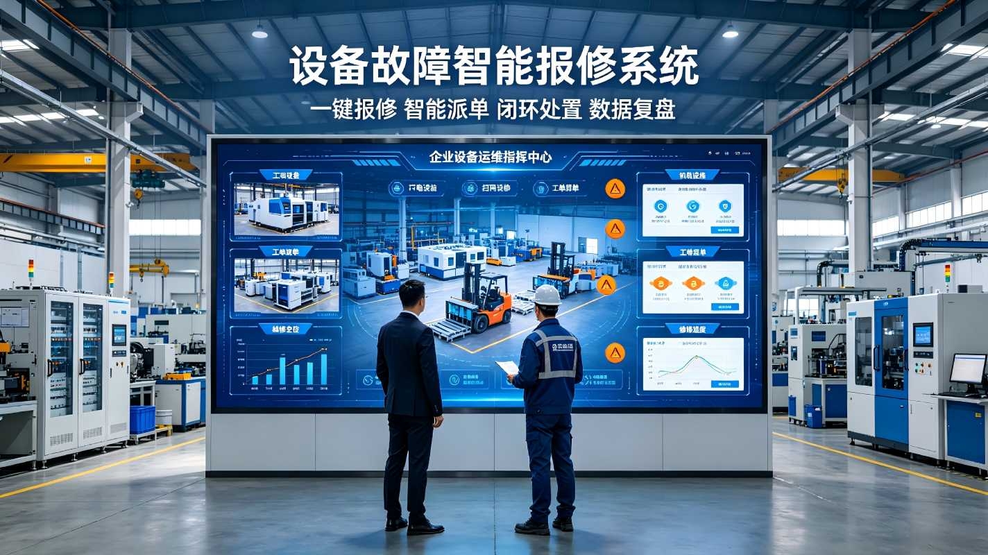 设备故障智能报修系统：企业设备运维数字化闭环解决方案