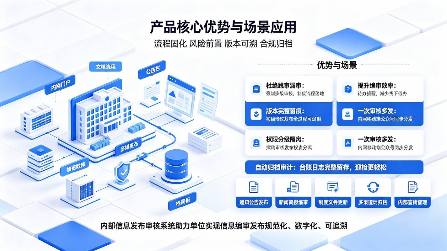 内部信息发布审核系统：单位内部文稿发布与多级审批内容合规管控解决方案(图4)