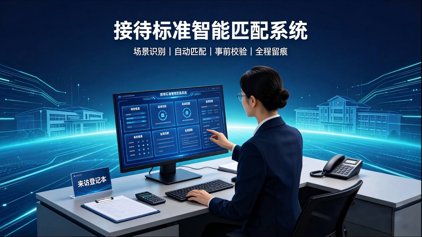 接待标准智能匹配系统：智能适配接待规范，解决公务商务接待超标乱象