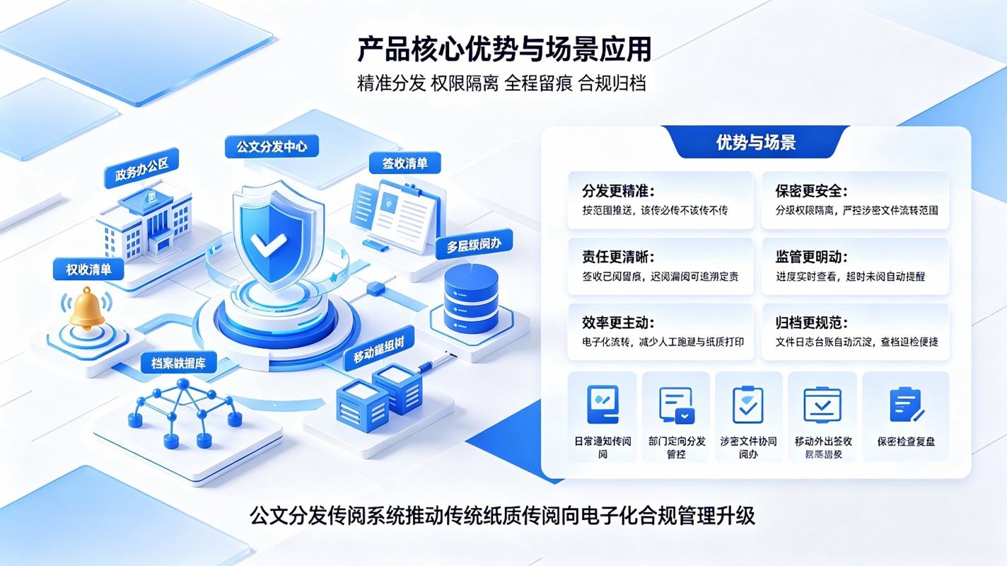 公文分发传阅系统：智能定向分发，分级传阅，全程留痕合规管理方案(图4)
