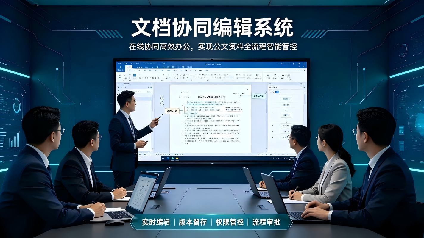 文档协同编辑系统：实现公文资料全流程智能管控