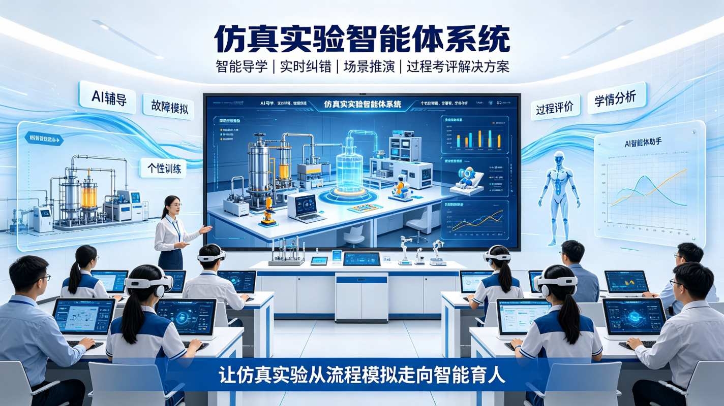 仿真实验智能体系统：AI沉浸式虚拟仿真实验教学与智能辅导评价方案