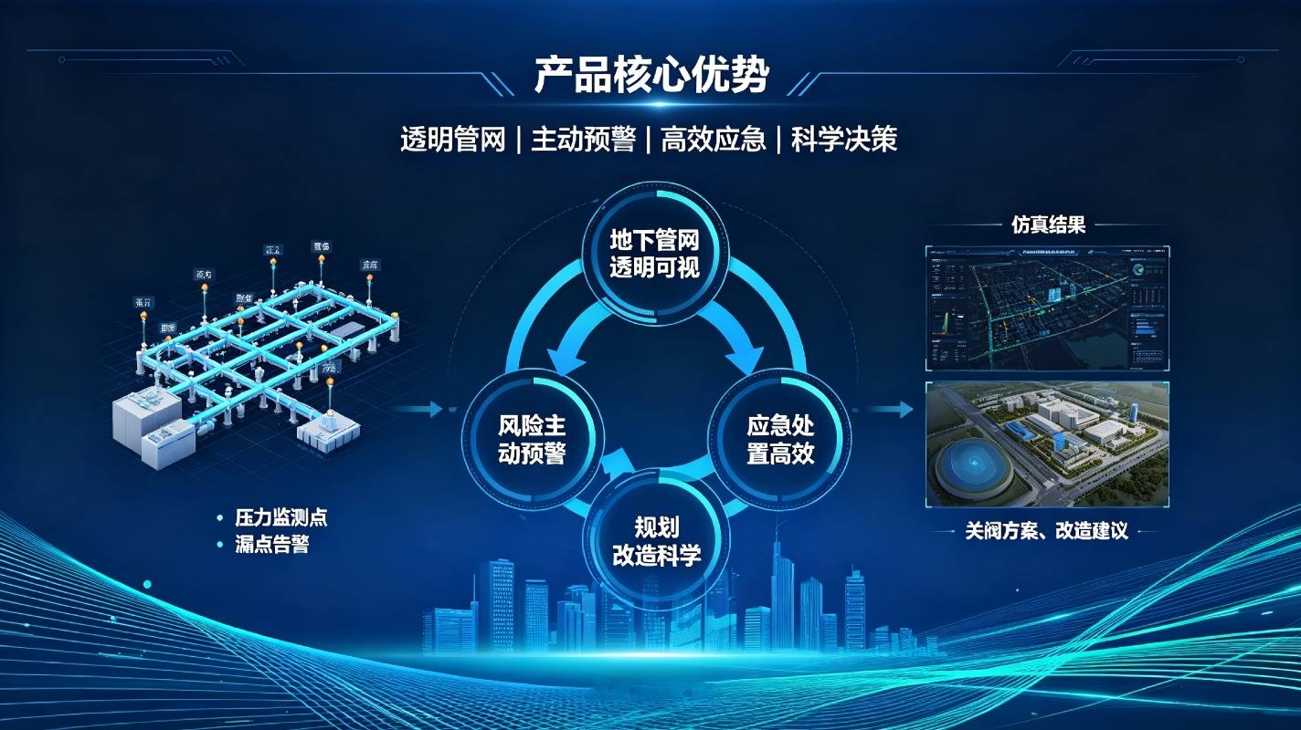 数字孪生供水管网系统：管网可视化仿真，赋能水务智慧化运维(图4)