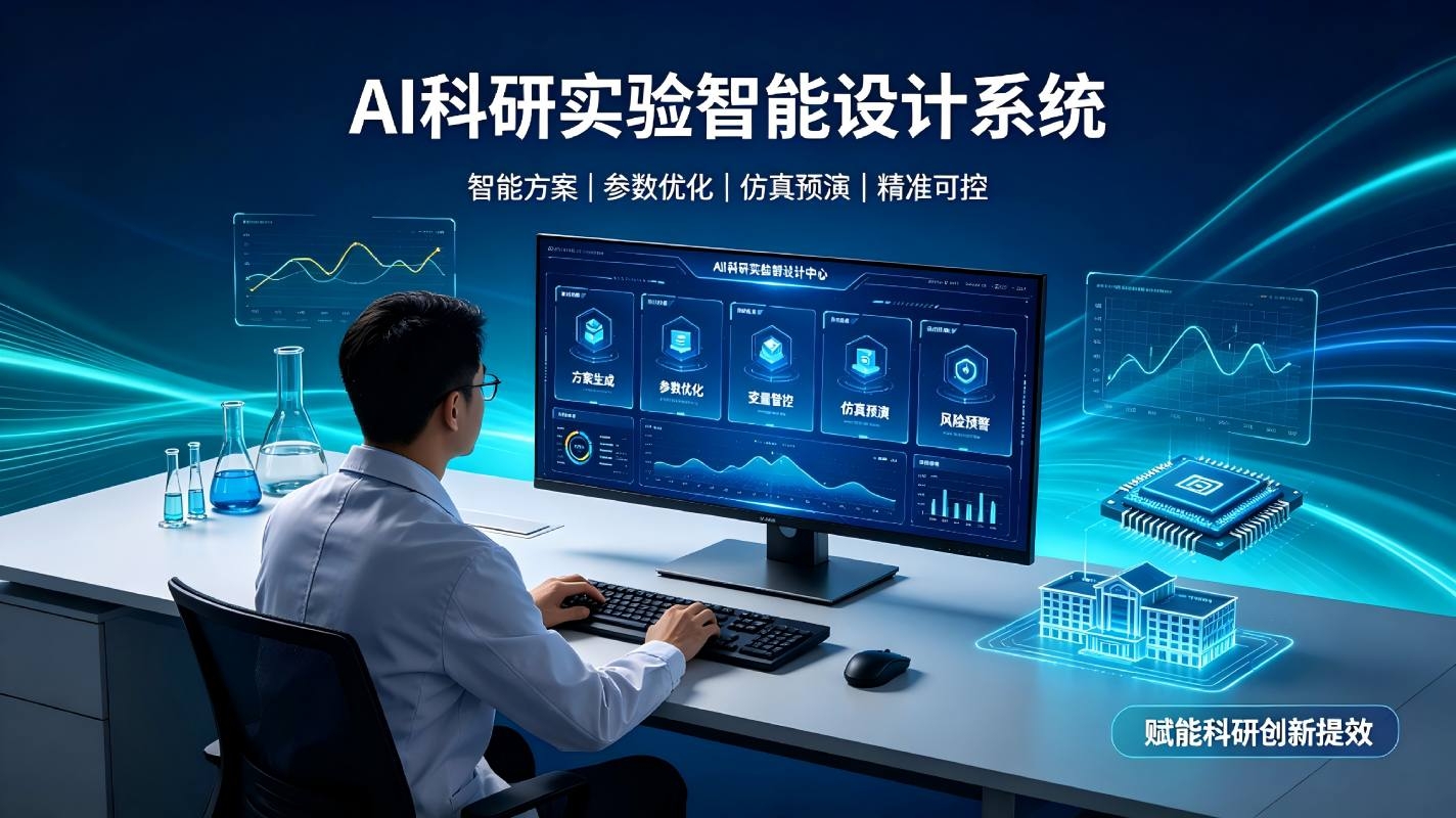 AI科研实验智能设计系统：智能优化实验方案，赋能科研创新提效(图1)