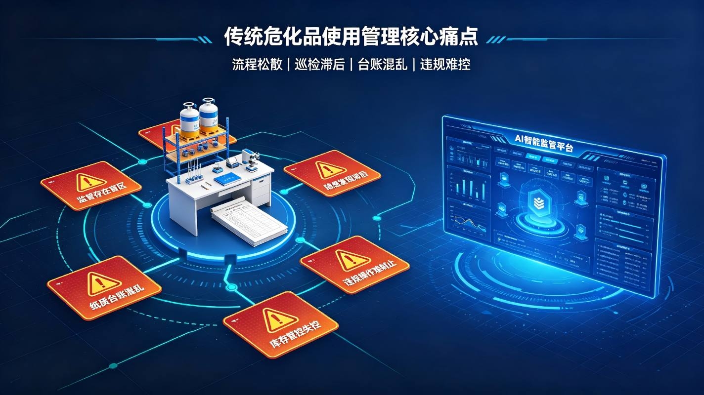 AI危化品使用智能监管系统：筑牢安全防线，实现危化品全流程智能管控(图2)