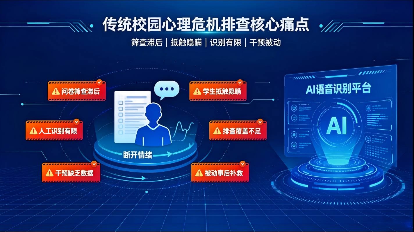AI校园心理危机语音识别系统：智能捕捉心理风险，筑牢校园心理安全防线(图2)
