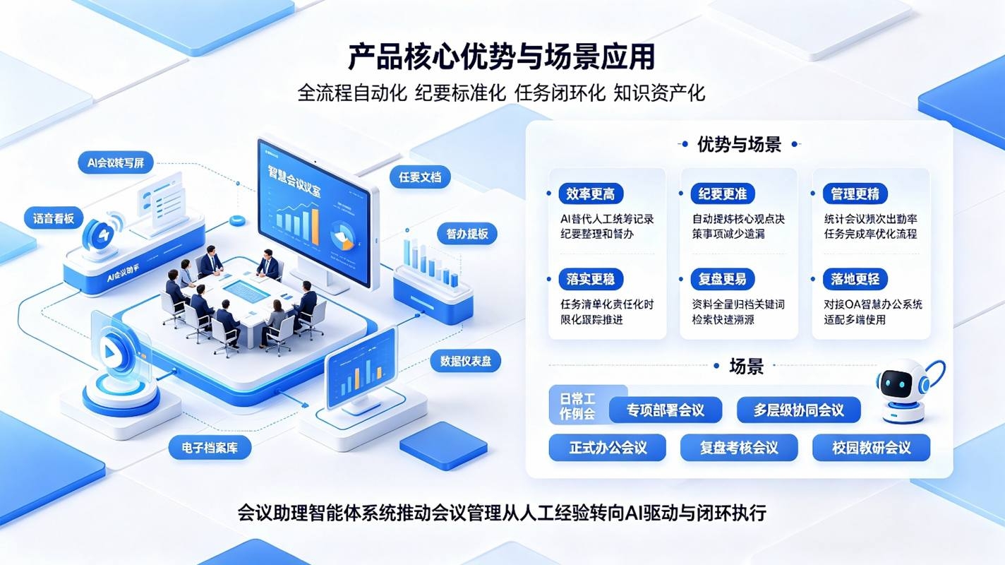 会议助理智能体系统：AI智能纪要，任务督办，全流程会议数字化解决方案(图4)