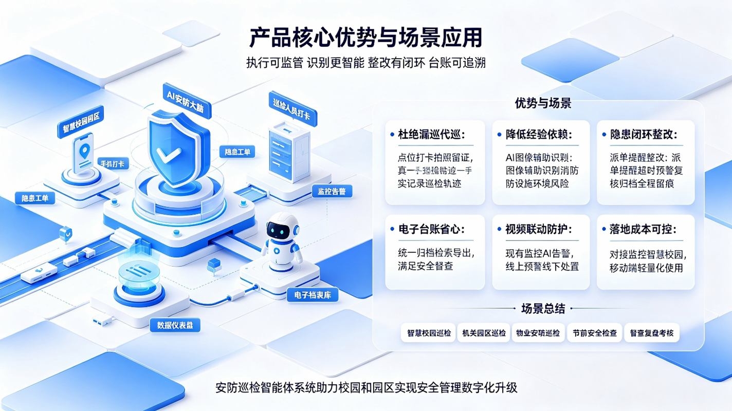 安防巡检智能体系统:AI 巡检隐患闭环数字化管控方案(图4) 安防巡检智能体系统:AI 巡检隐患闭环数字化管控方案(图4)