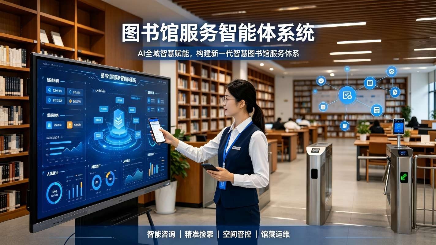 图书馆服务智能体系统：构建新一代智慧图书馆服务体系(图1)