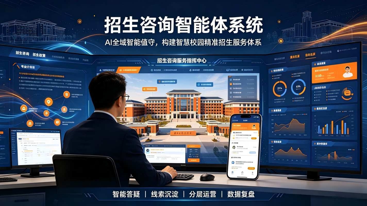 招生咨询智能体系统:构建智慧校园精准招生服务体系(图1) 招生咨询智能体系统:构建智慧校园精准招生服务体系(图1)