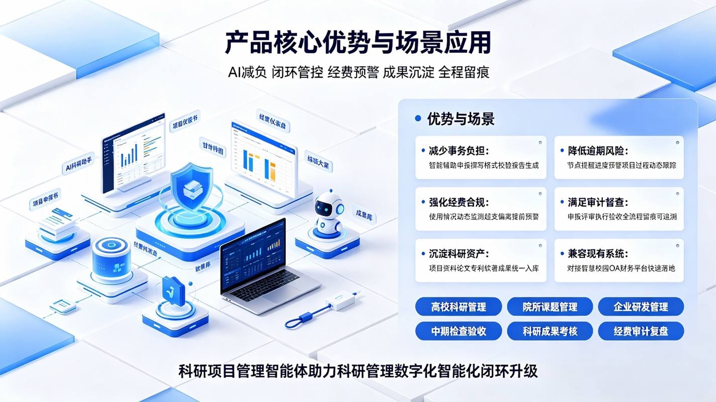 科研项目管理智能体:项目全流程管控与科研数字化解决方案(图4) 科研项目管理智能体:项目全流程管控与科研数字化解决方案(图4)