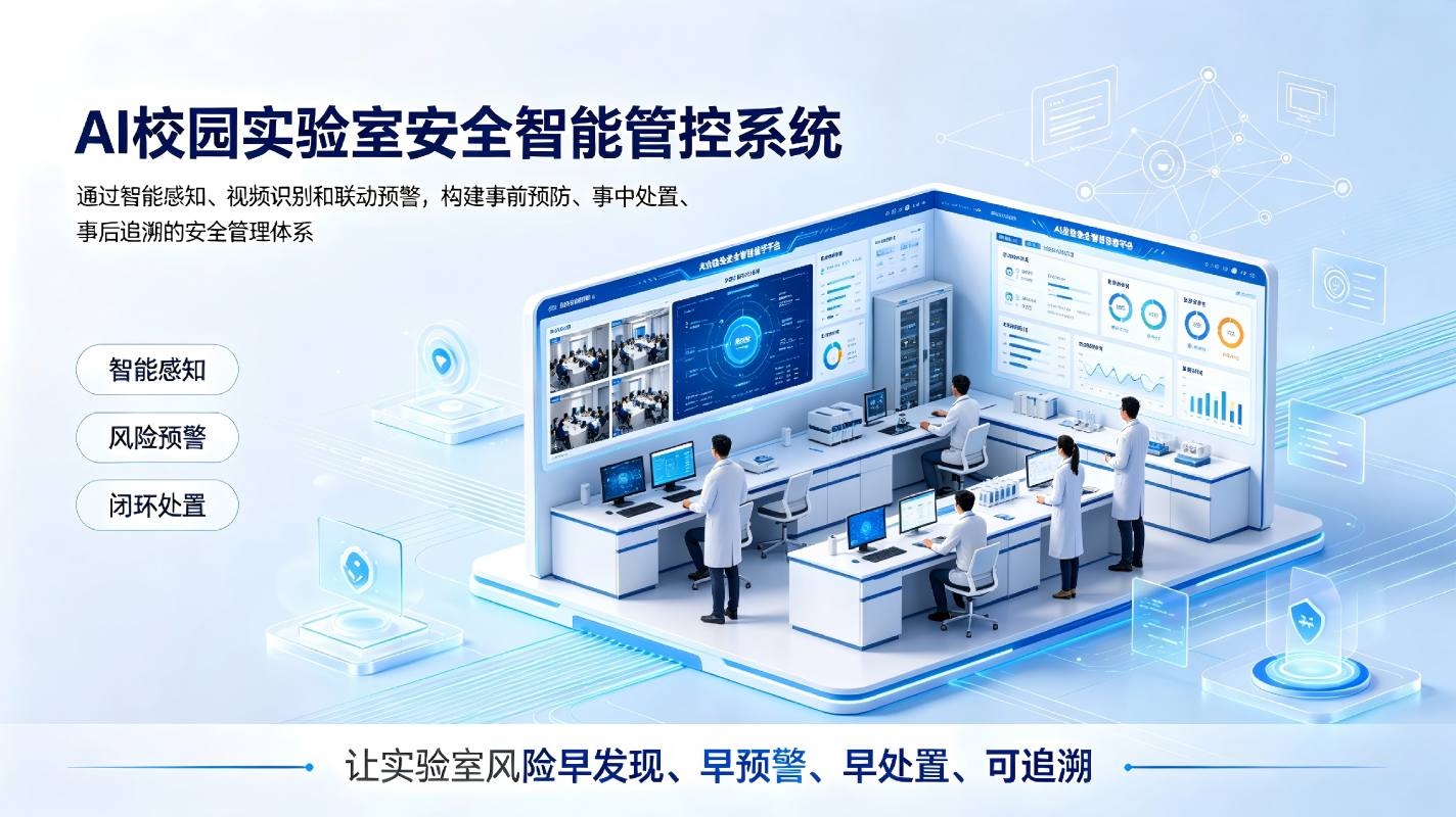 AI校园实验室安全智能管控系统：实验室全场景安全智能管控解决方案(图1)